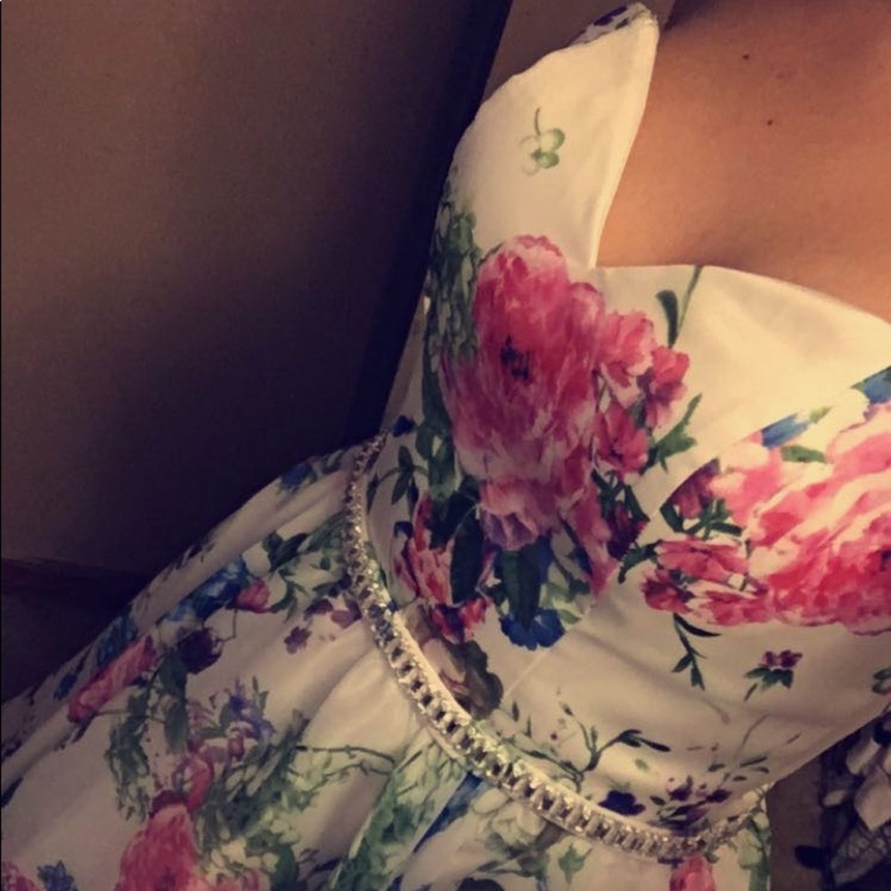 Floral prom dress